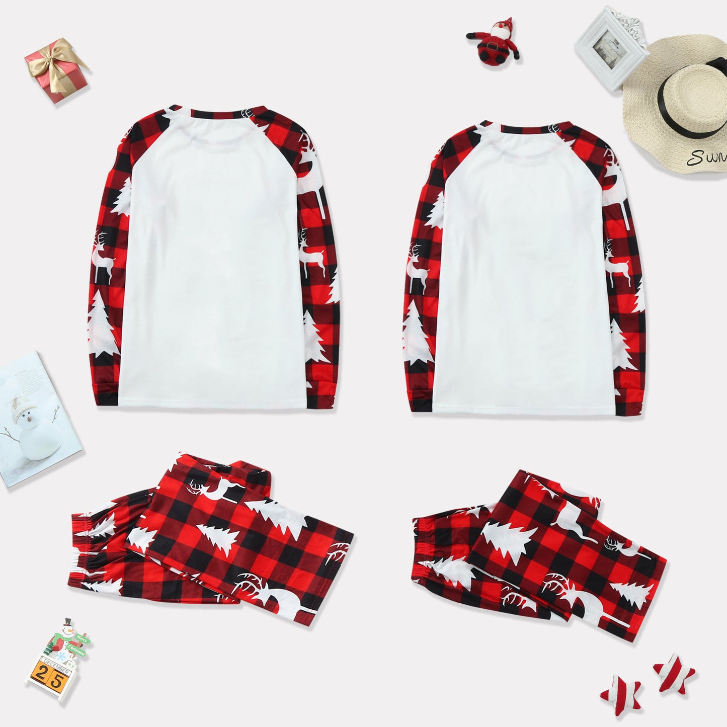 24k Deer Checkers PJ Set