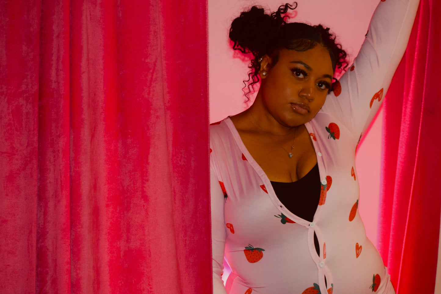 Strawberry Kisses Onesie