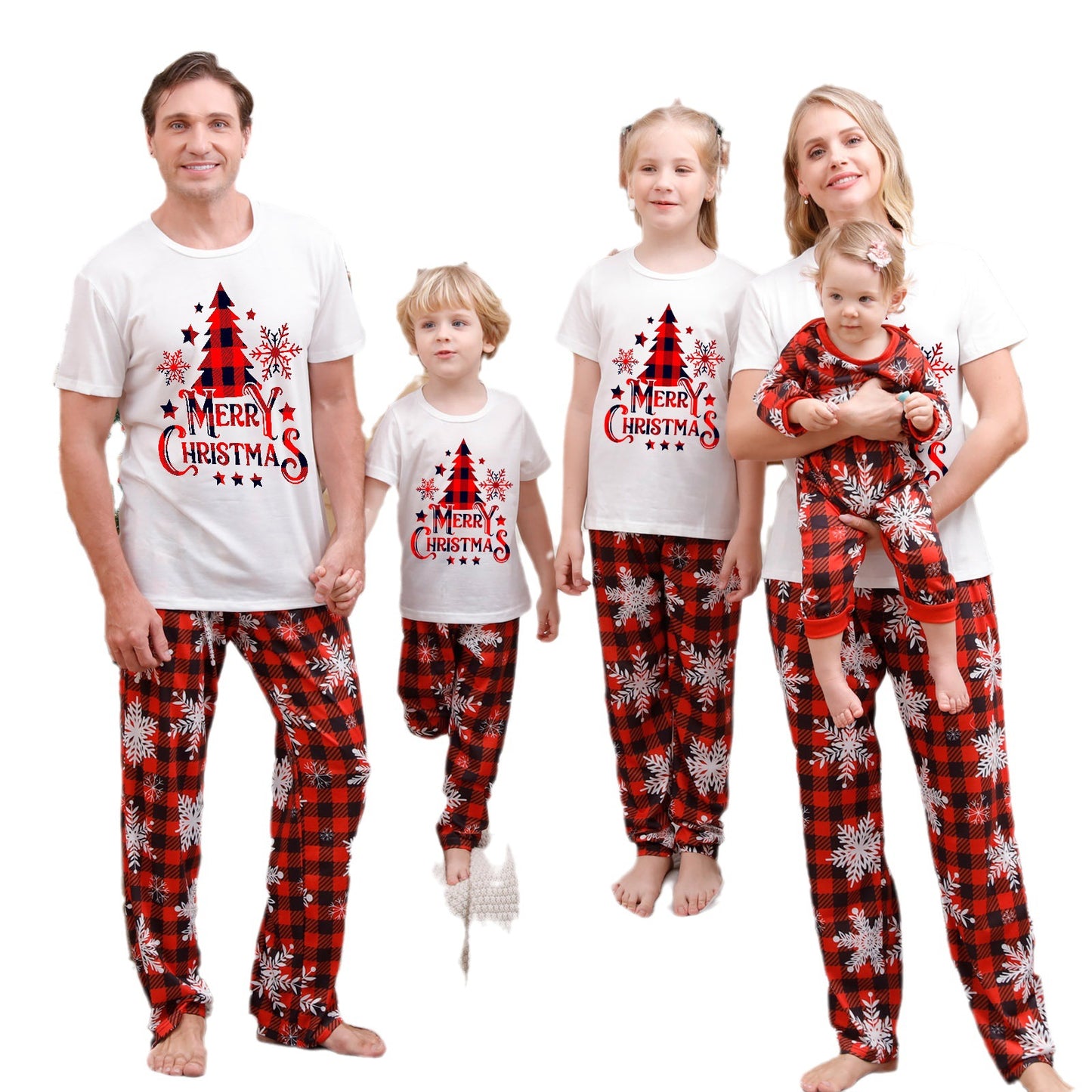 24k Snowflake Checker PJ Set