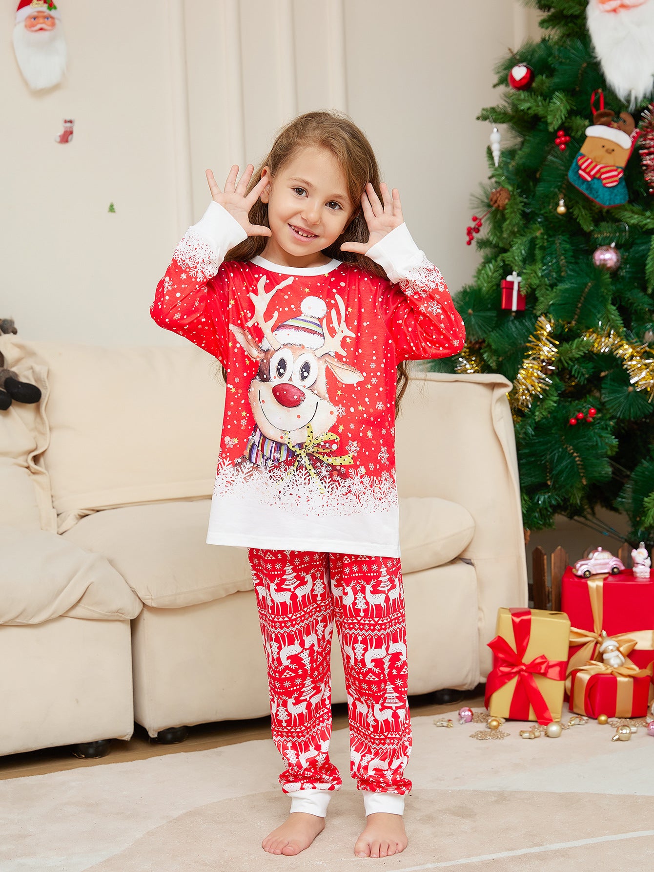 24k Red Nose Reindeer PJ Set