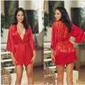 Silky Sexy Lace Robe
