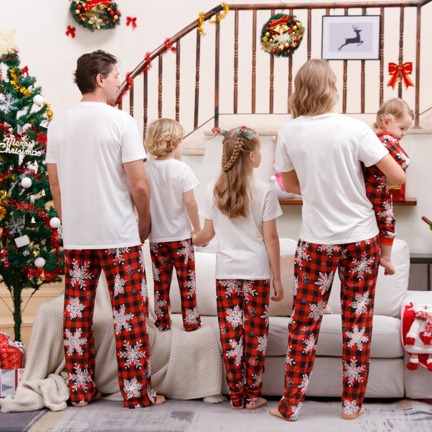 24k Snowflake Checker PJ Set