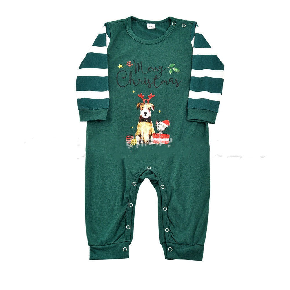 24k Green Deer PJ Set