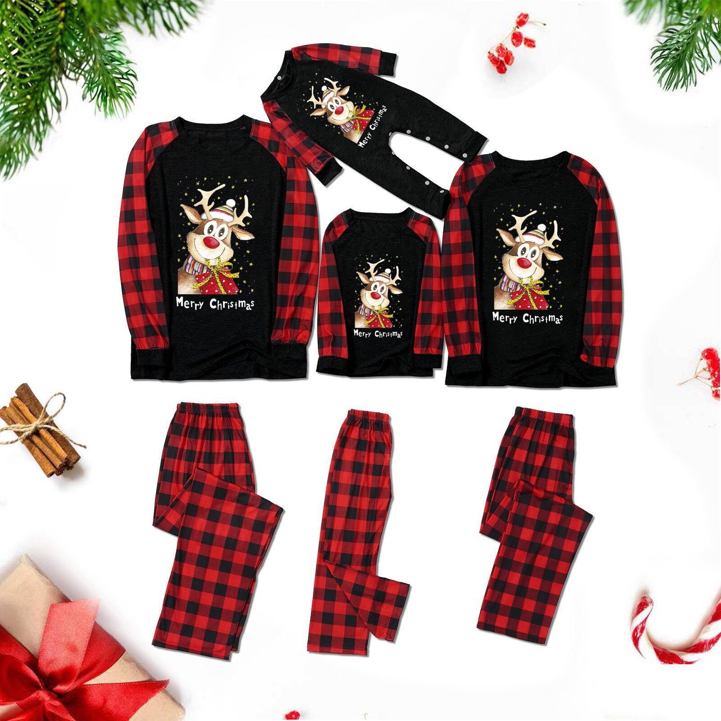 24k Merry Deer PJ Set