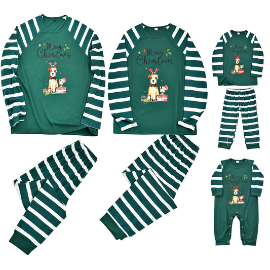 24k Green Deer PJ Set