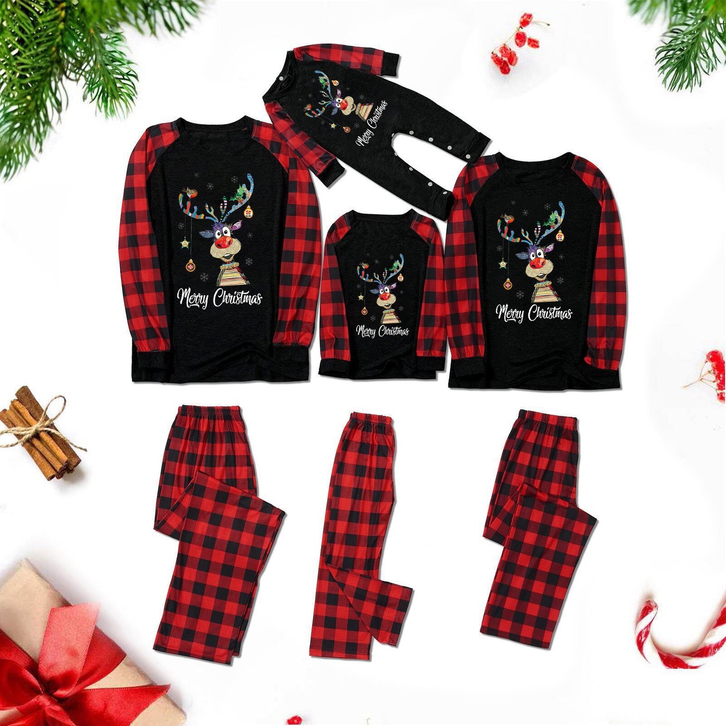 24k Merry Deer PJ Set