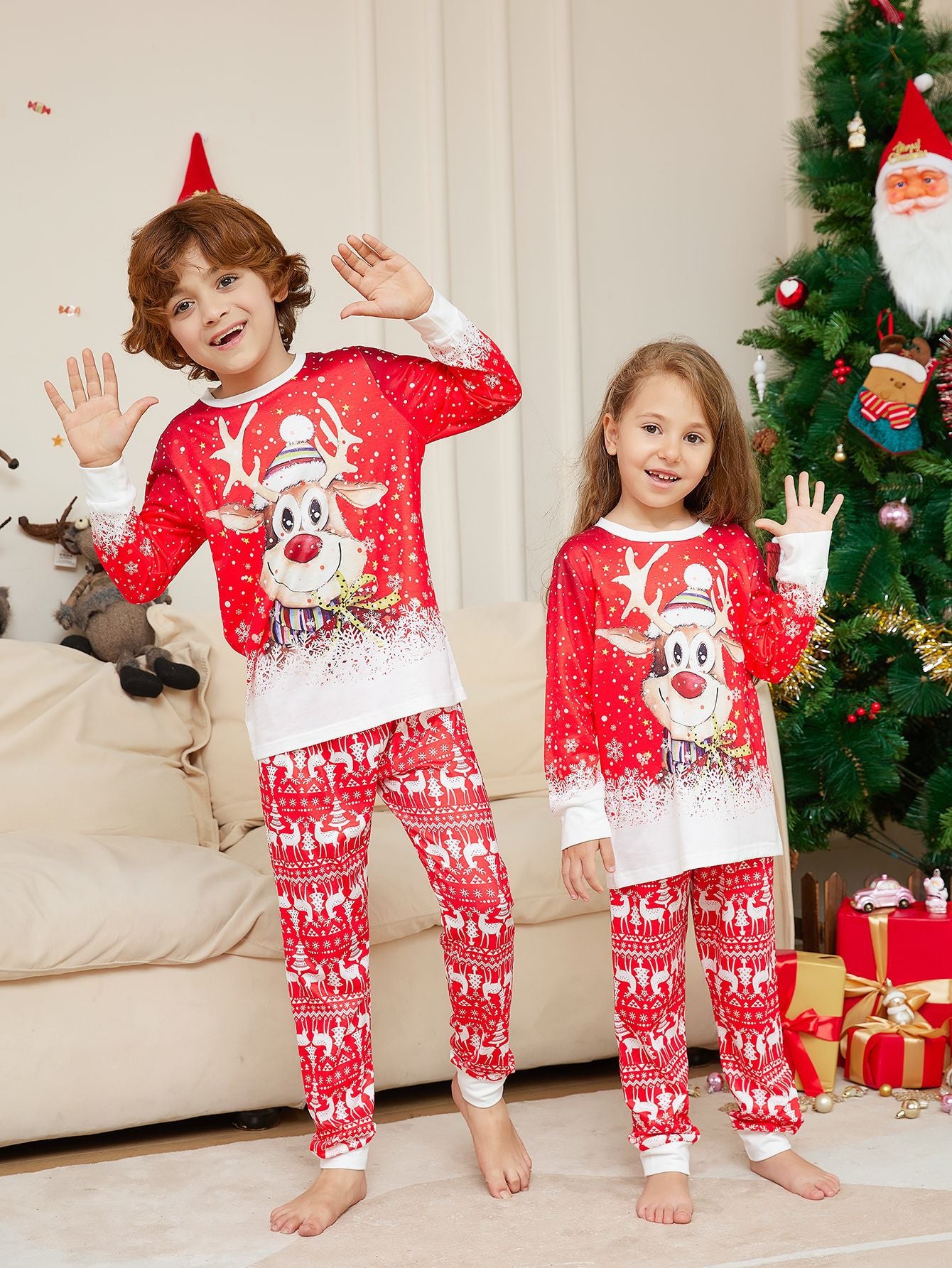 24k Red Nose Reindeer PJ Set