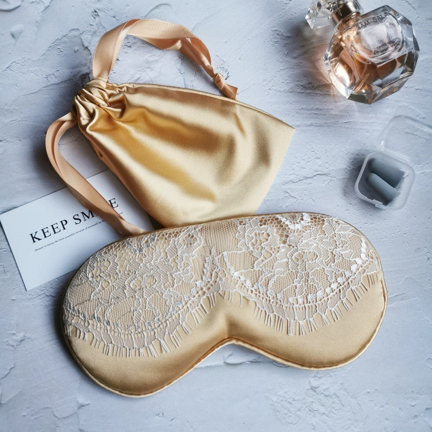 24k Lace And Silk Eye Mask